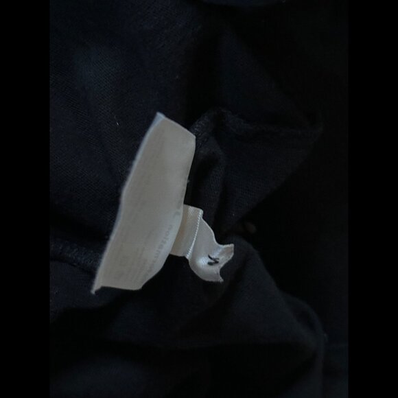 Reformation T Shirt Medium Womens Black Short Sleeve Basic Tee w Tote Bag V Neck - Picture 11 of 11